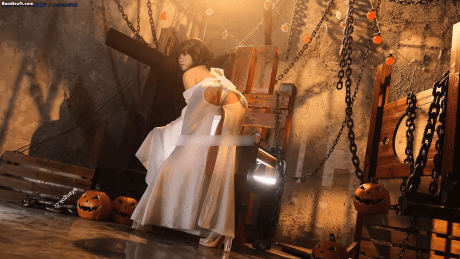 【柒柒不可爱】COS萌妹 4套写真花絮合集 性感乳贴露晕 黑丝【391P5V】【2.989G】 9