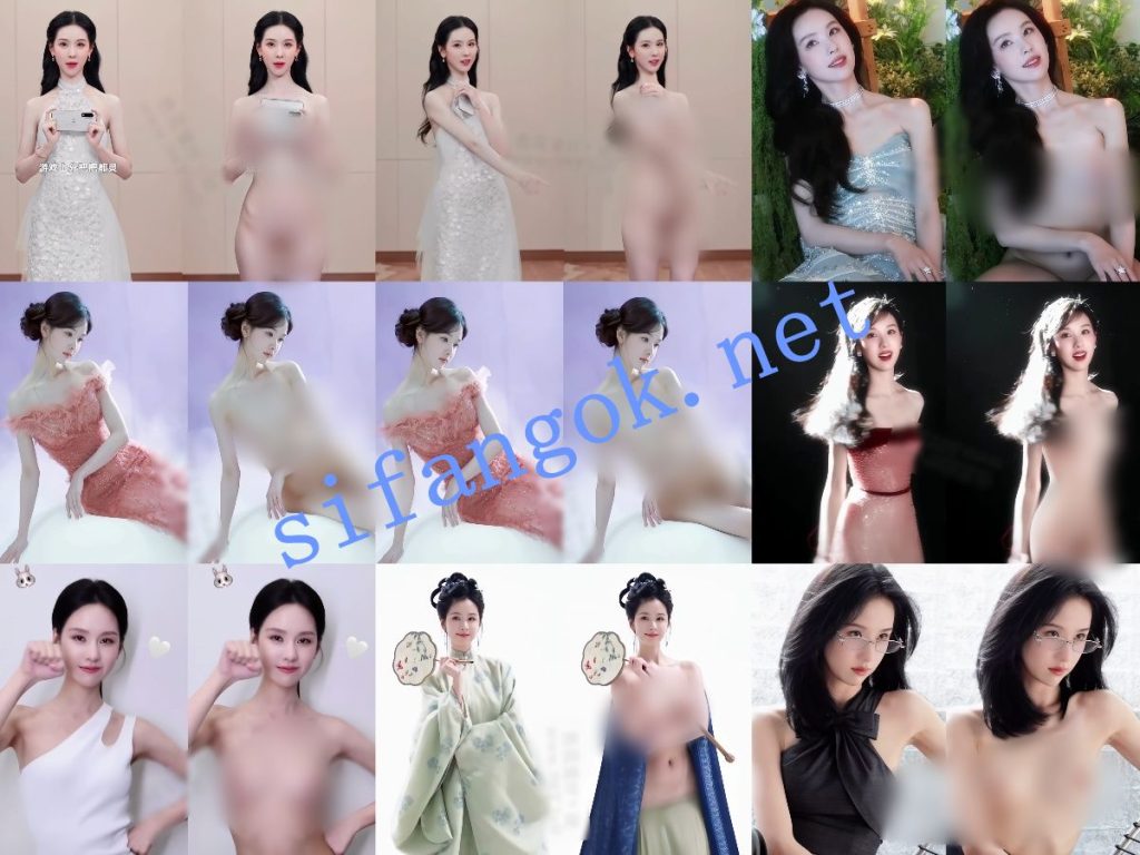 【AI重磅】最新整理10套抖音明星网红 脱衣舞蹈+日常脱衣2.2【10V】【1.96G】 2