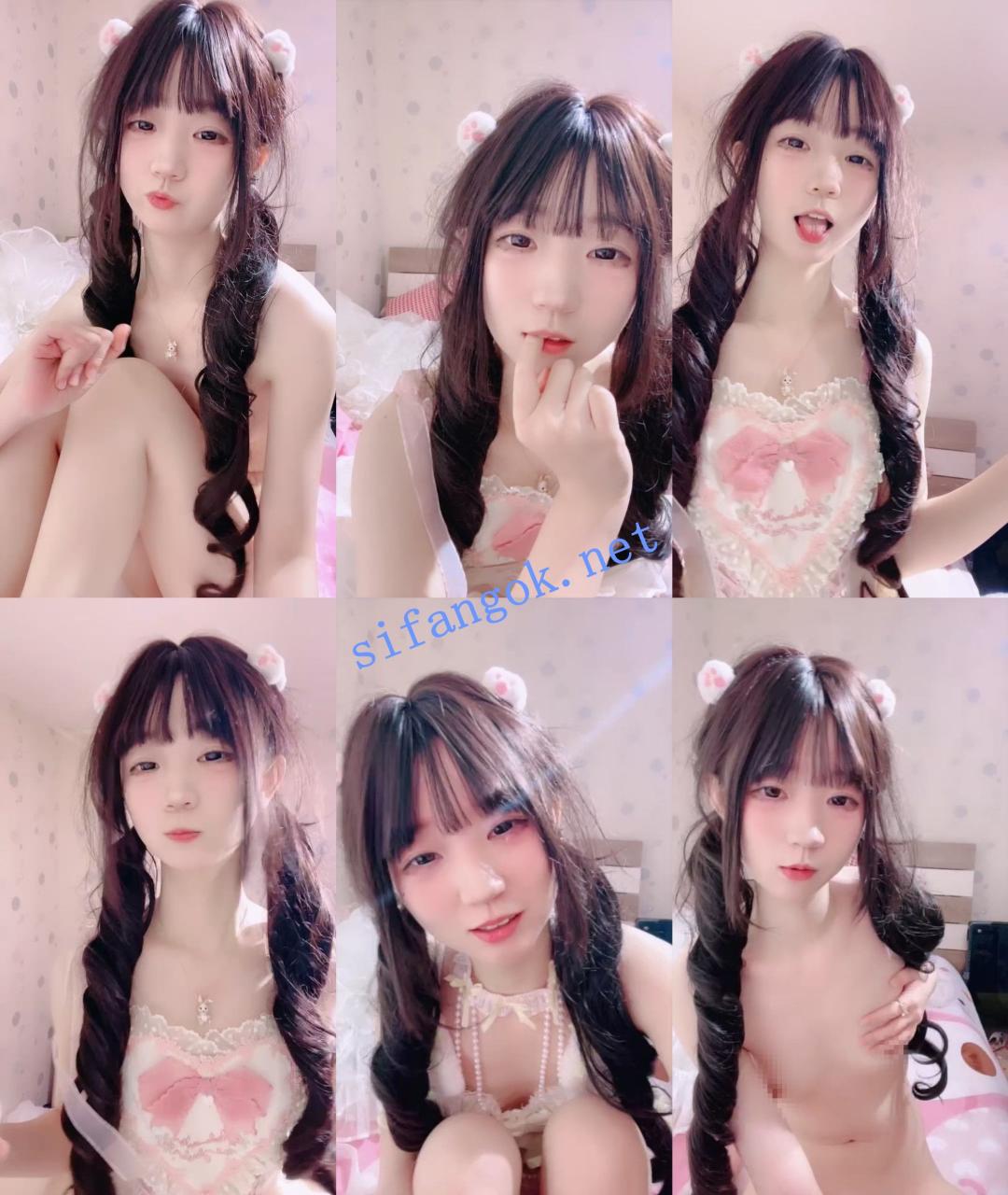 ⚜️纯情萝莉【邪恶双马尾】道具自慰~~无毛小穴粉的不行！ 1