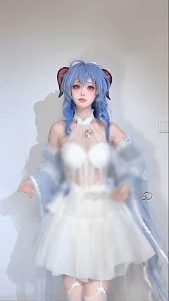 推特顶级COS 希尔薇 2月末裸舞福利 甘雨花嫁最美顶B舞起飞【9V27P】【442M】 5