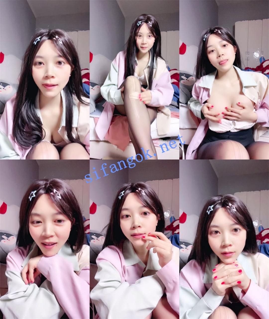 疯狂推荐！清纯校花下海！好美~【女大】道具自慰！超过瘾~ 2