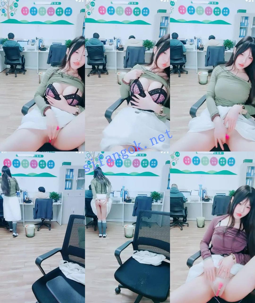 灬公司白领！【樊樊】上班背对同事~裸空跳蛋喷水~厕所爆浆 5