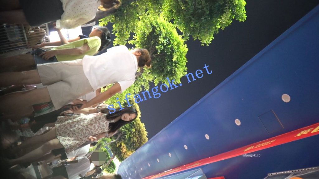 （空城原创）花花连衣裙可爱小姐姐，菠萝图案小N包裹翘臀【1V】【501M】 4