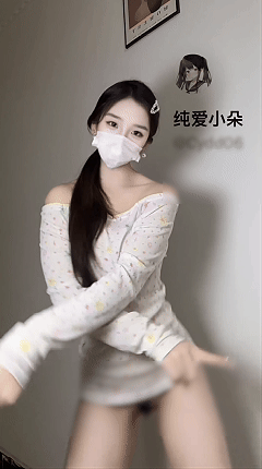 推特嫩妹大学生 纯欲(纯爱)小朵 2月VIP裸舞福利 反差抖音风【38V】【966M】 9