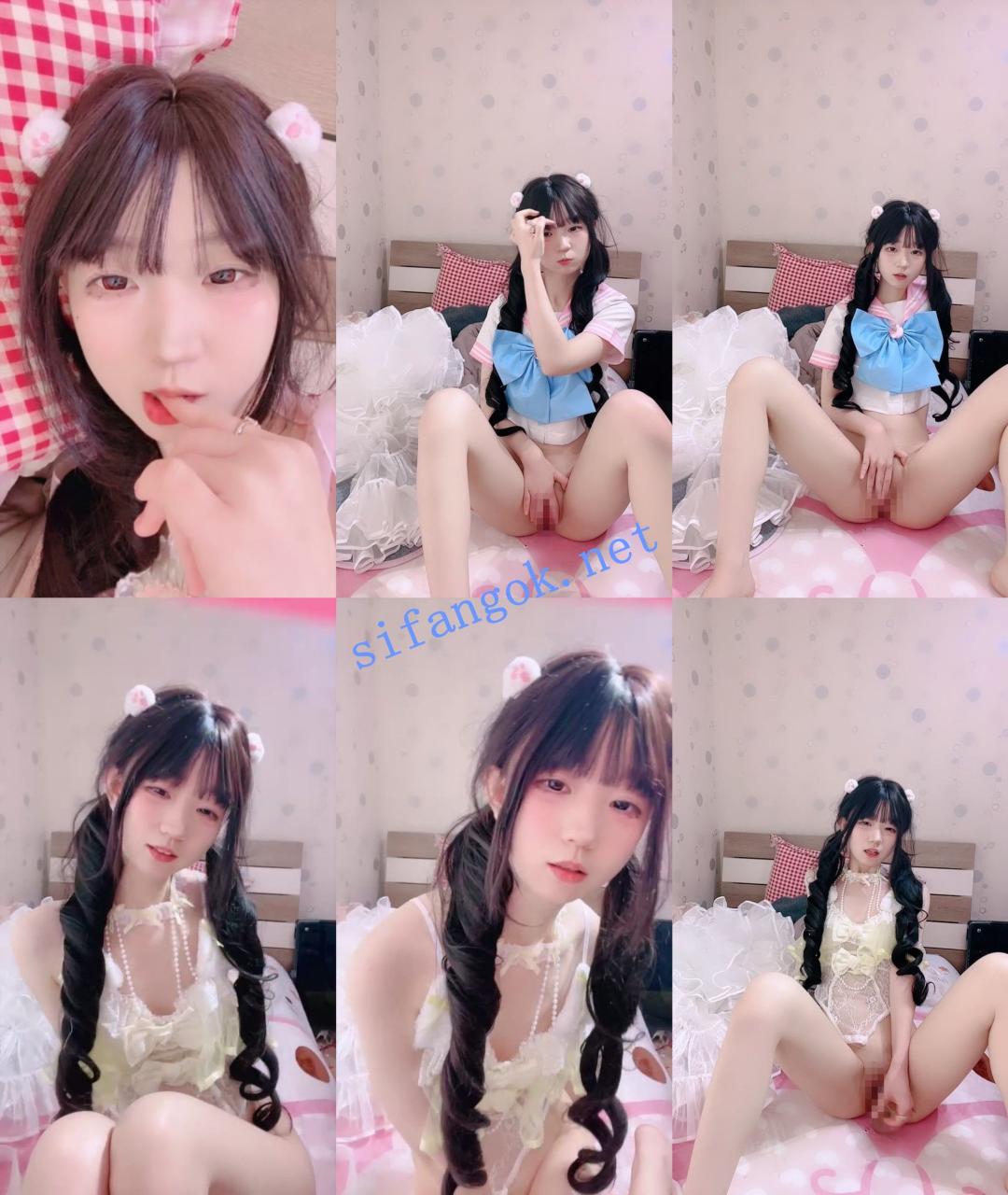 ⚜️纯情萝莉【邪恶双马尾】道具自慰~~无毛小穴粉的不行！ 2