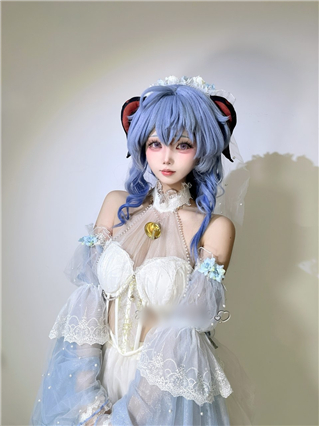 推特顶级COS 希尔薇 2月末裸舞福利 甘雨花嫁最美顶B舞起飞【9V27P】【442M】 11