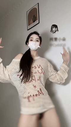 推特嫩妹大学生 纯欲(纯爱)小朵 2月VIP裸舞福利 反差抖音风【38V】【966M】 10