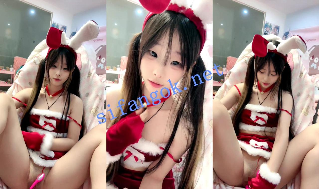 ⚡【幼七】圣诞宝贝双马尾可爱萝莉！香香软软的小蛋糕~ 2