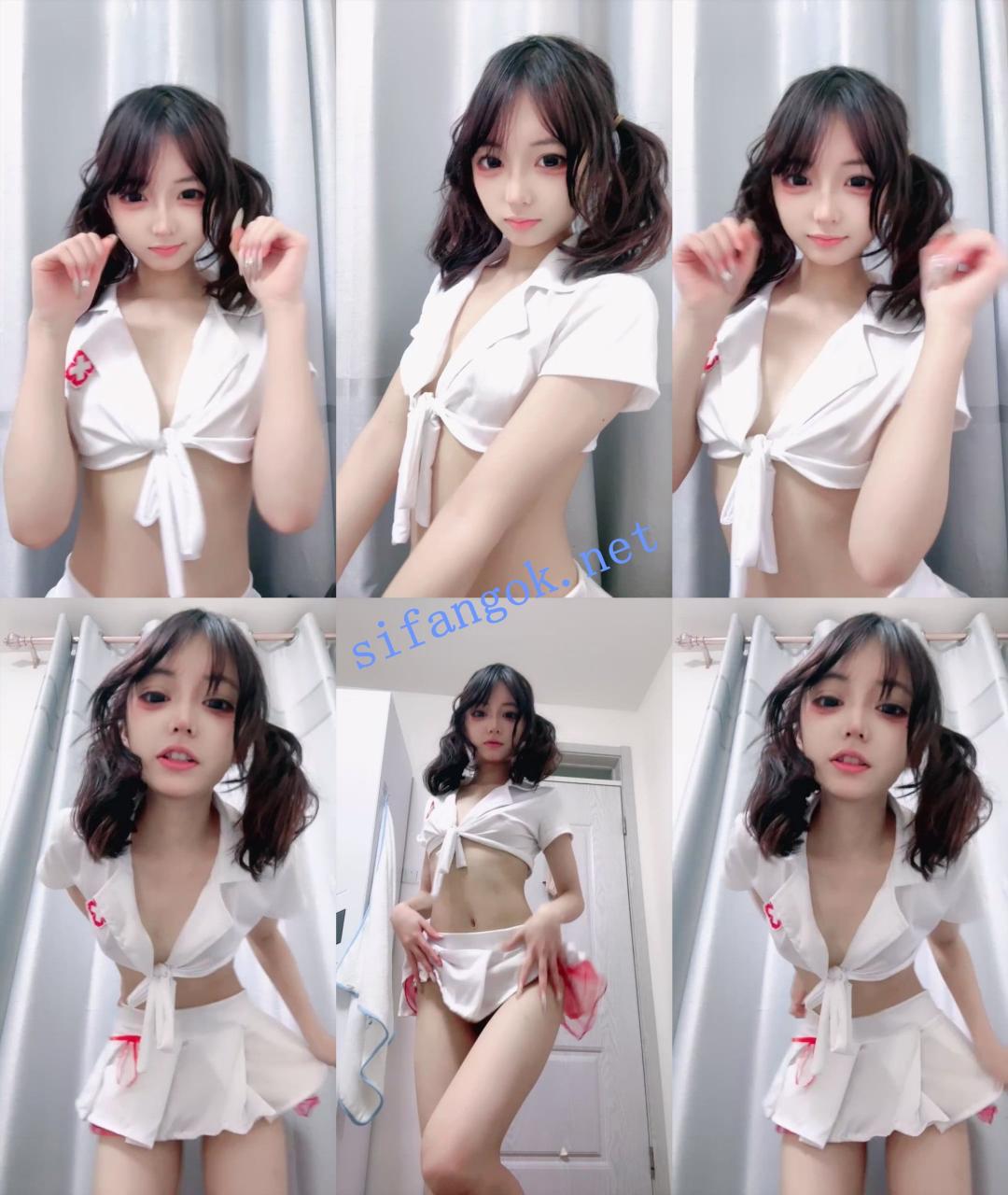 ⚜️稚嫩萝莉学妹【小围呐】骚舞超级诱人~道具自慰流白浆! 5