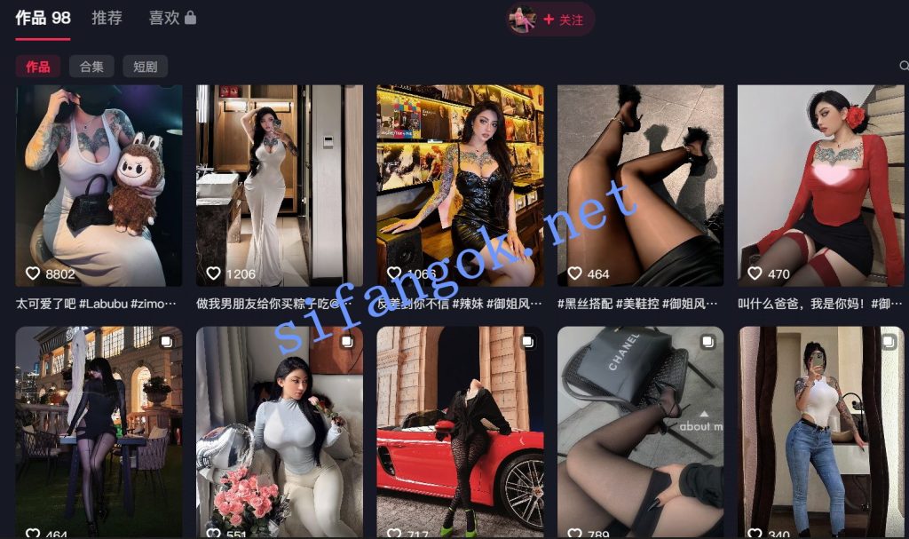 【抖音】你辣椒姐啊 欧美风符文战士 大奶巨尻 福利定制9V【9V】【388M】 2