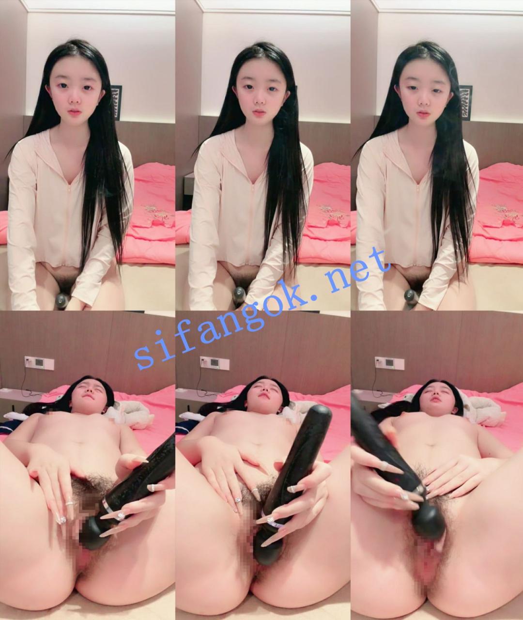 可爱小学妹~【06小兔牙】稚嫩羞涩，高清掰穴~道具自慰~ 1