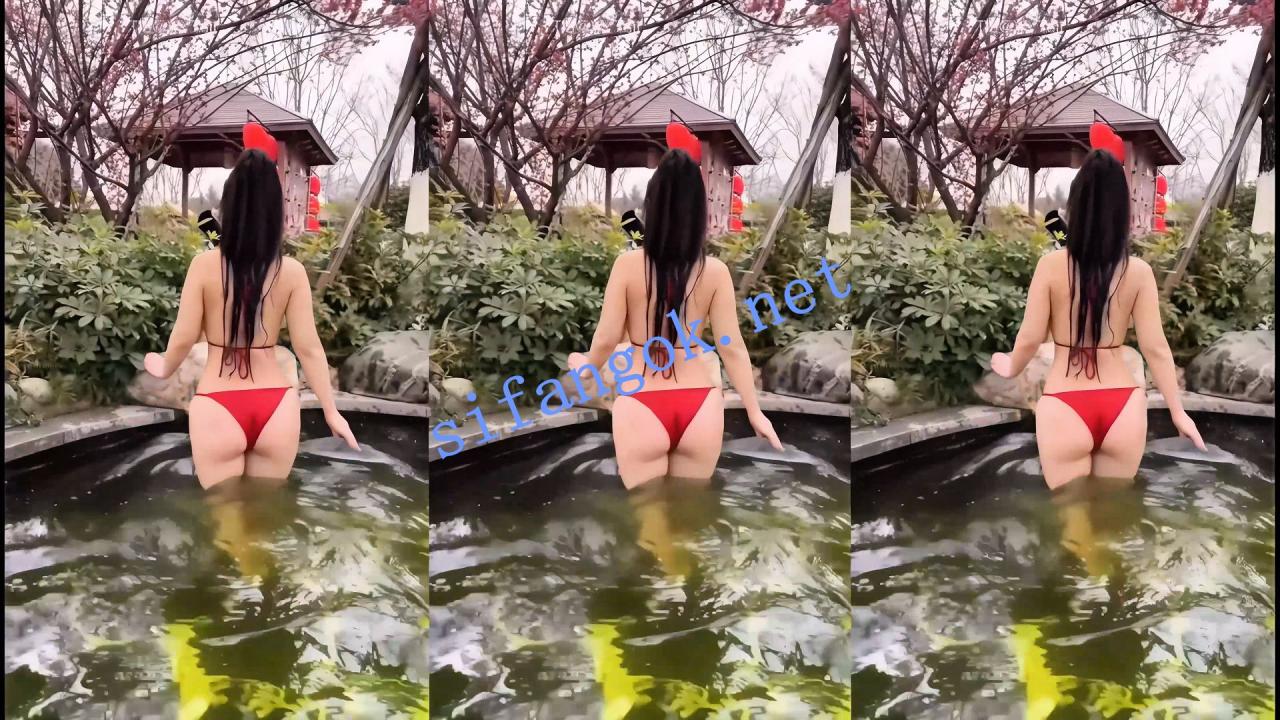 【抖音】成都朵朵 80万粉丝网红主播，H杯巨乳真空诱惑 10