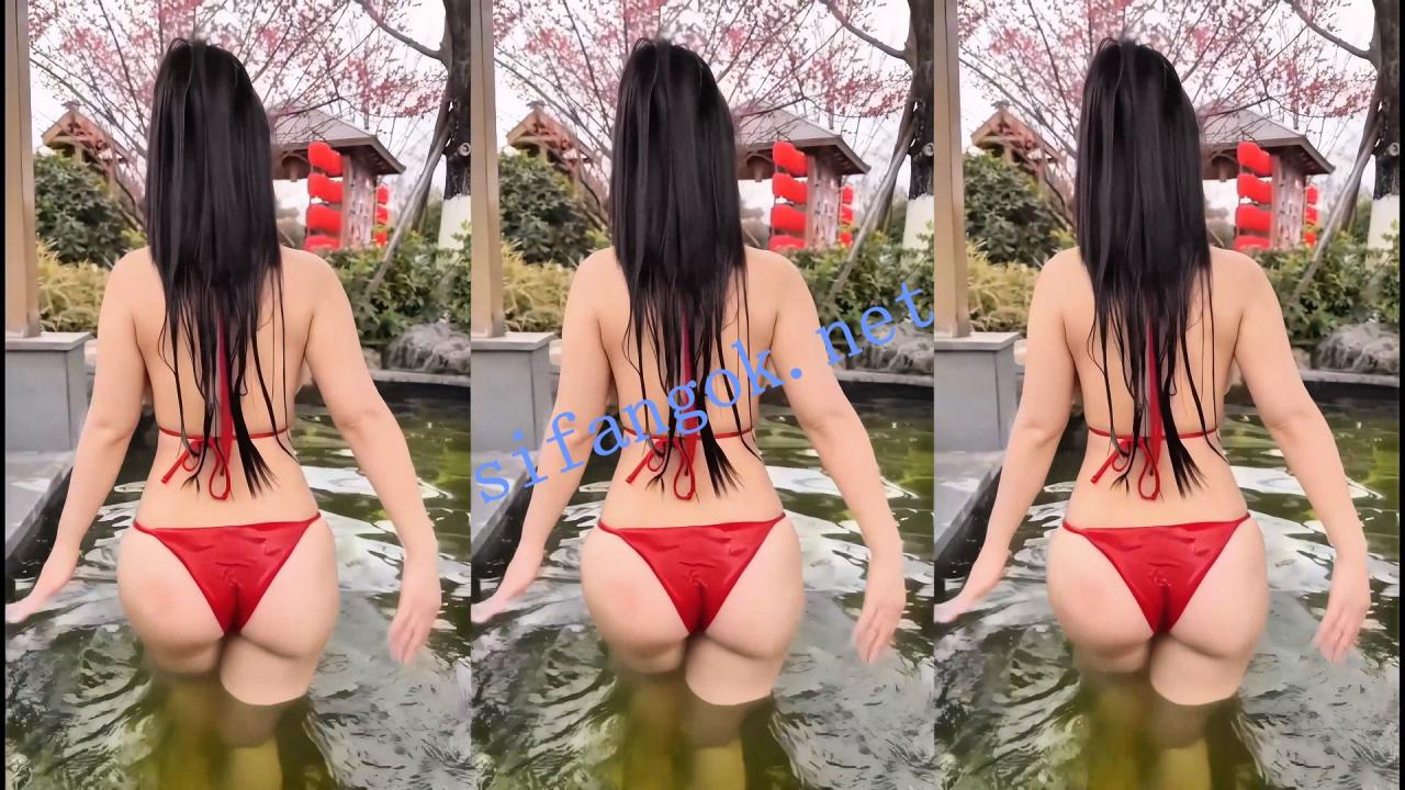 【抖音】成都朵朵 80万粉丝网红主播，H杯巨乳真空诱惑 9