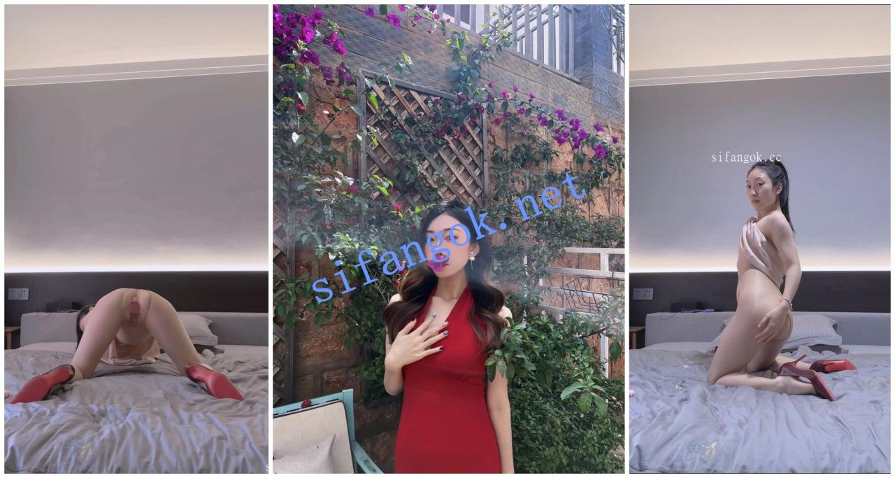 【反差婊子】风骚气质高冷御姐一字马道具自慰白浆四溢 10