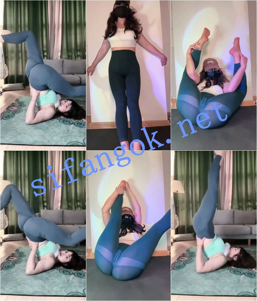 抖音 云香香爱渝伽 健身瑜伽美女 露点 一对一 一字马勾引【4V】【262M】 8