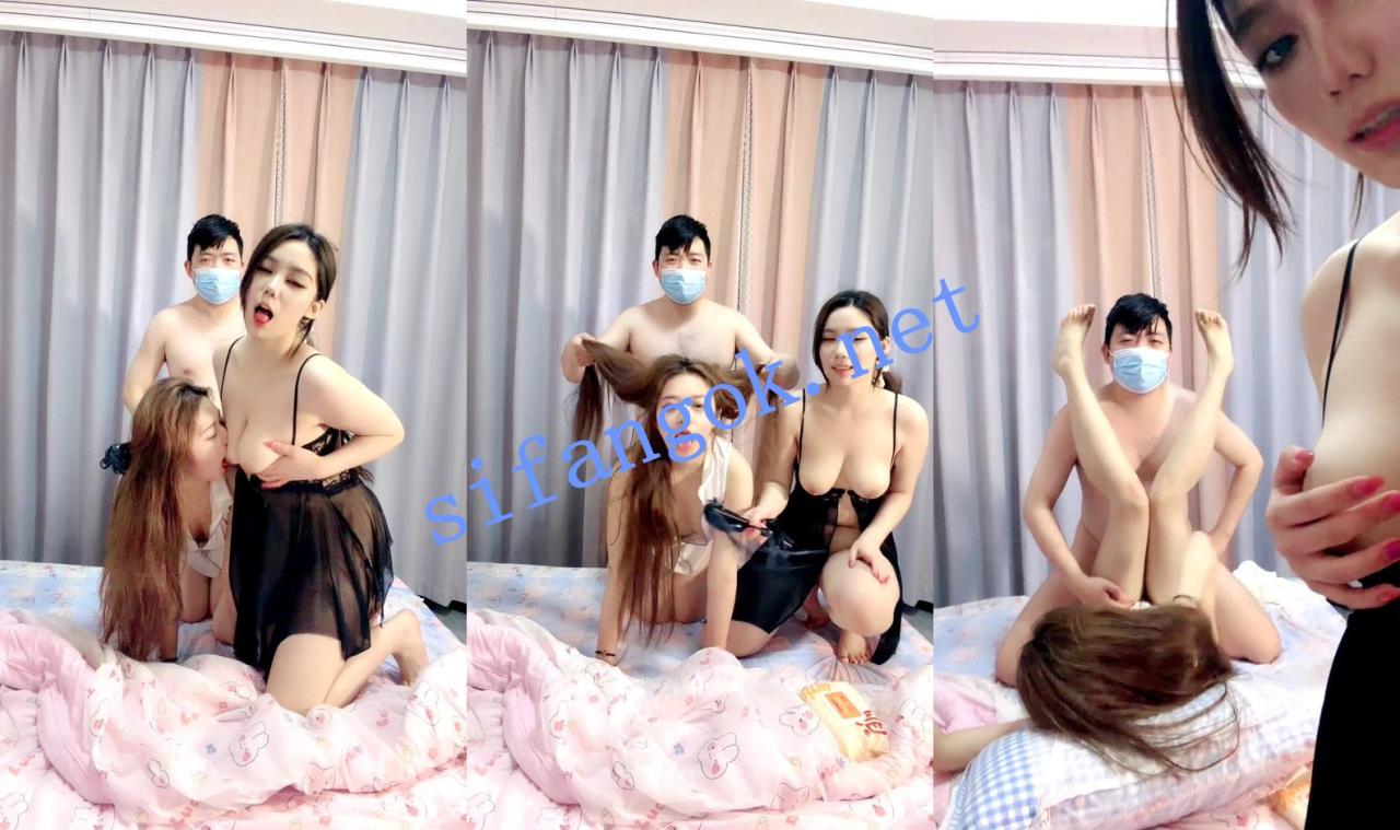 ⚡【新人试新货】两个尤物女神极品骚货轮流被大鸡巴干！~ 4