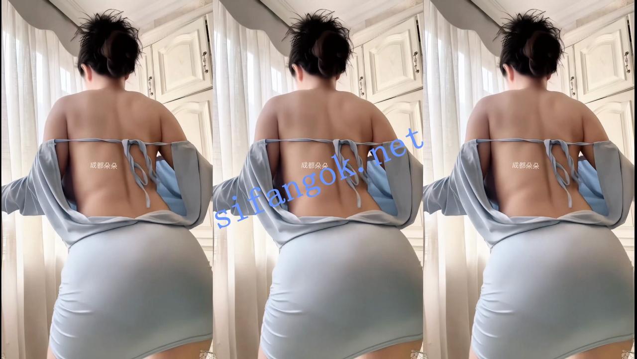 【抖音】成都朵朵 80万粉丝网红主播，H杯巨乳真空诱惑 2