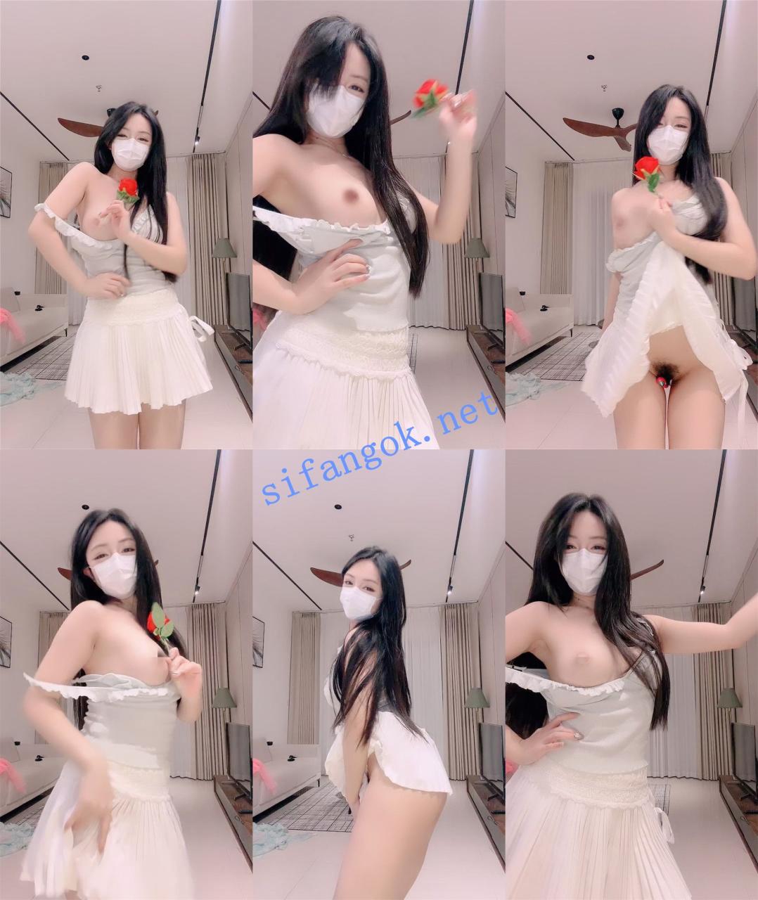 网红脸女神！超级漂亮啊~【鹅美美】潮流脱衣舞！道具自慰~ 3