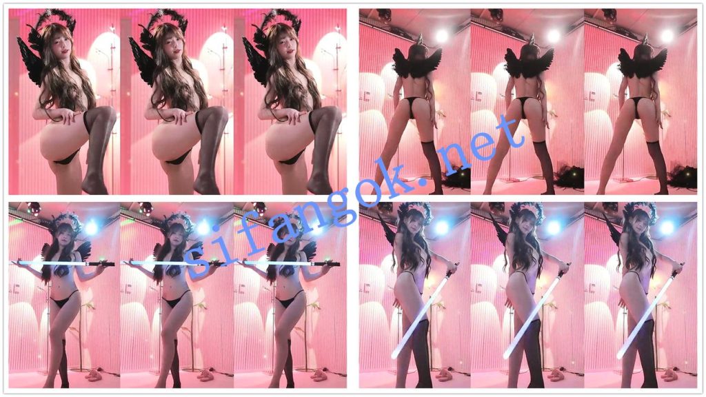 顶级cosplay专场 黑翼天使 美腿 绝顶黑丝激情裸舞【伊娜】【10V】【3.6G】 3