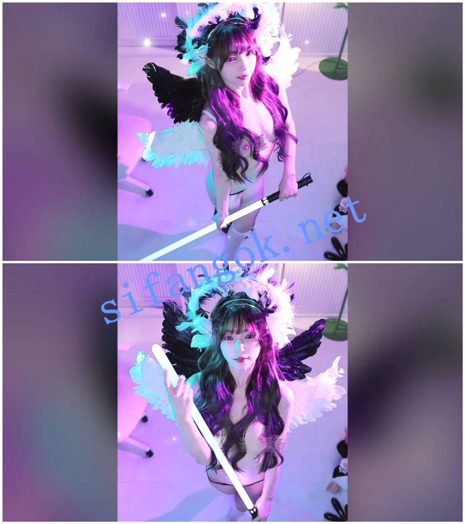 顶级cosplay专场 黑翼天使 美腿 绝顶黑丝激情裸舞【伊娜】【10V】【3.6G】 10