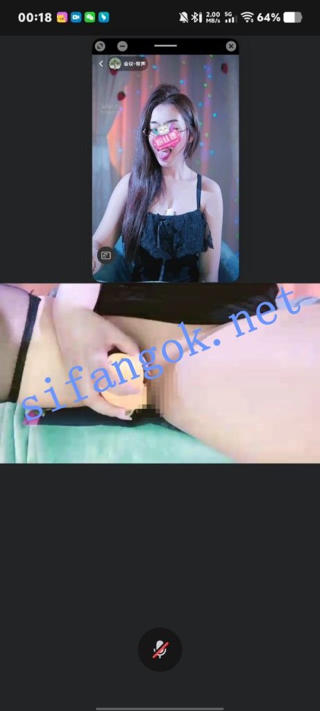 网红 Q币逗逗-2 气质美女 上面正常直播 下面插B 高潮喷水【2V】【413M】 5