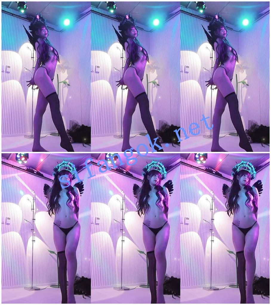 顶级cosplay专场 黑翼天使 美腿 绝顶黑丝激情裸舞【伊娜】【10V】【3.6G】 4