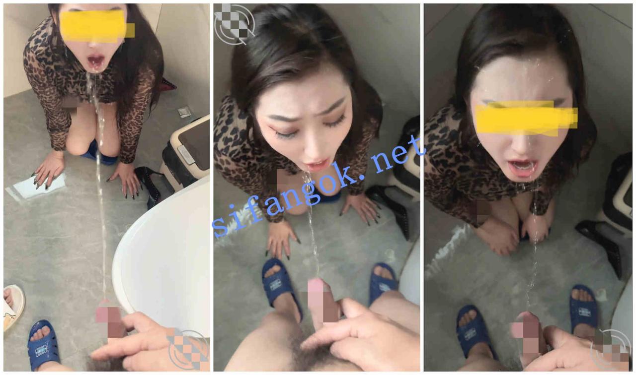 ⭐外站操逼大神正义君⭐3p极品高颜值的M,尿嘴里！ 9