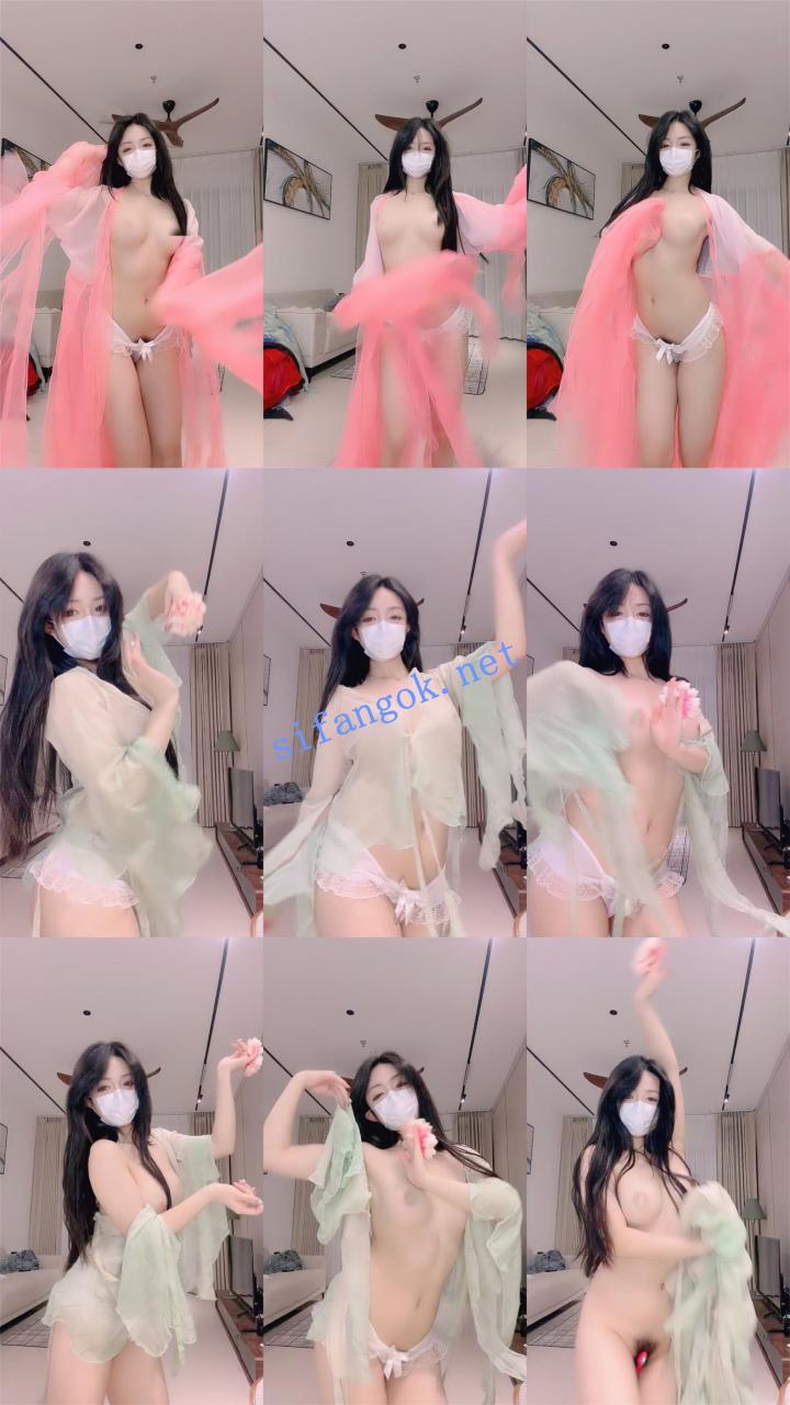 顶美女神回归！古装脱衣舞！流口水~【鹅美美】道具自慰~爽 5