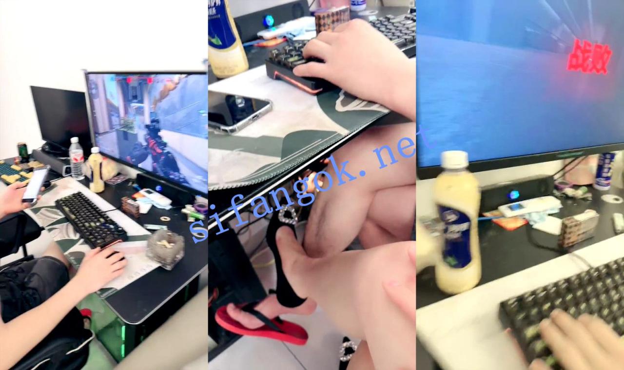 ⚡【07清纯美少女】小骚货勾引玩游戏的男友~被射满一脸~ 1