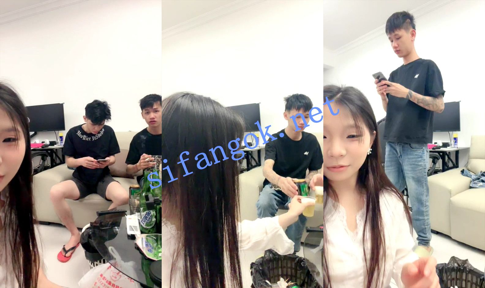 ⚡【07清纯美少女】和两个男生在家喝酒!喝醉后直播打炮! 13 ⚡【07清纯美少女】和两个男生在家喝酒!喝醉后直播打炮! 13