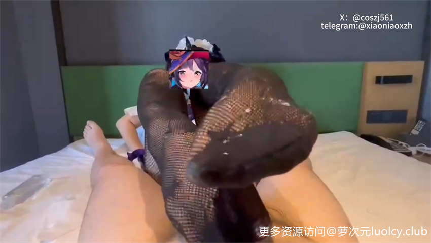 Coszj561 – 新作 10分钟 莫娜女仆装 纯足 Genshin Impact 【1V-689MB】 8