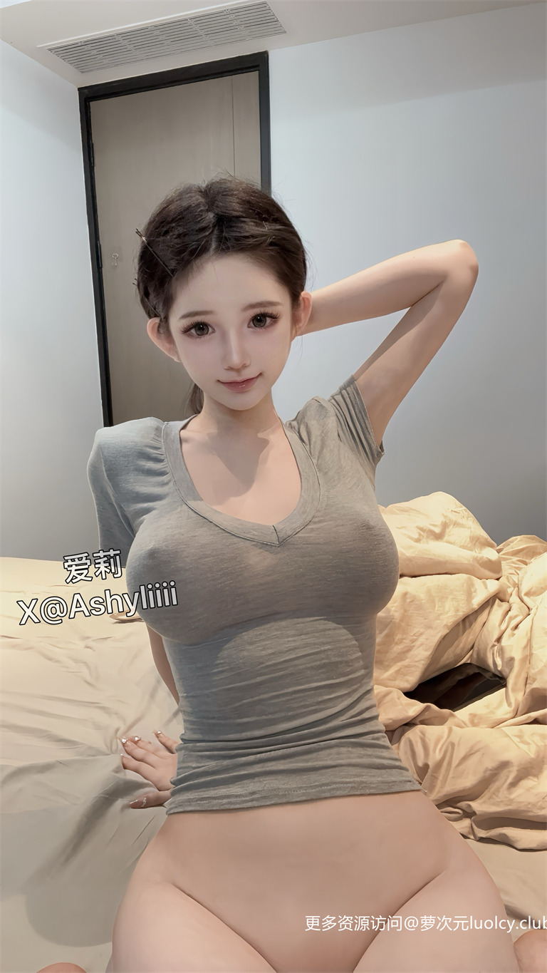 爱莉 – 新作 9分钟 Cos透灰T 【30P6V-286MB】 6
